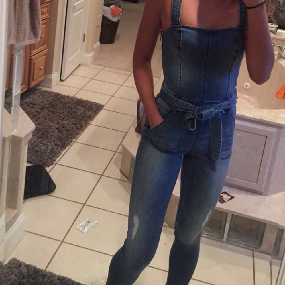 Bebe denim jumper!